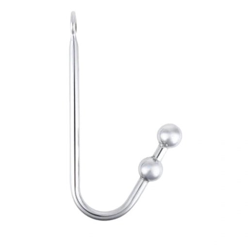 Stainless Steel Two 4417 Pleasurable Anal Balls Hook 1123